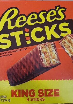 Milk Chocolate, Peanut Butter & Crispy Wafers Sticks, Milk Chocolate; Peanut Butter