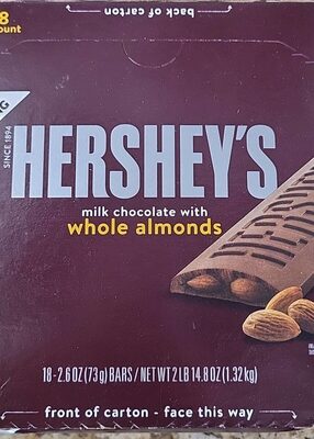Milk Chocolate Bars With Almonds, Milk Chocolate With Almonds