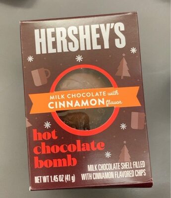 Milk Chocolate With Cinnamon Hot Chocolate Bomb, Milk Chocolate With Cinnamon