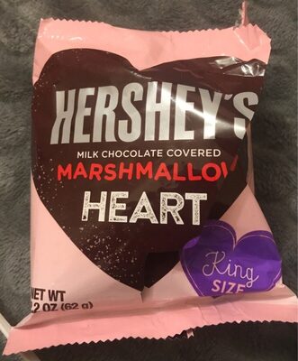 Milk Chocolate Covered Marshmallow Heart, Milk Chocolate
