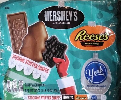 Stocking Stuffer Shapes Chocolate Candy Assortment, Milk Chocolate