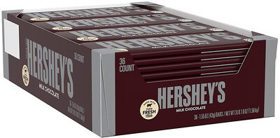 Hersheys Milk Chocolate Standard Bar Box