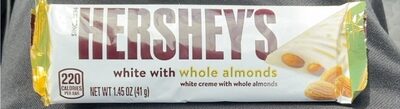 White Creme Bar With Whole Almonds, White Creme With Whole Almonds