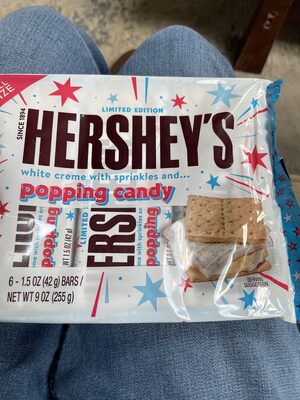 White Creme Bars With Sprinkles And Popping Candy, White Creme With Sprinkles And Popping Candy