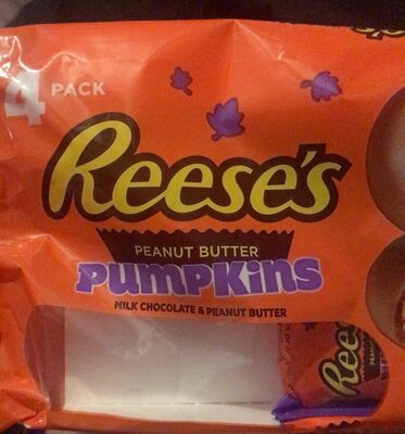 Milk Chocolate & Peanut Butter Pumpkins, Milk Chocolate & Peanut Butter