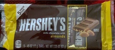 Milk Chocolate With Almonds Bars, Almonds