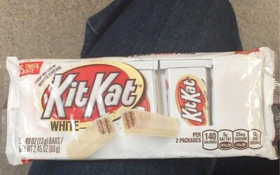 Crisp Wafers In White Creme Bars, White Creme