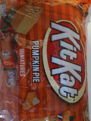 Pumpkin Pie Crisp Wafers In Flavored Creme Miniatures, Pumpkin Pie