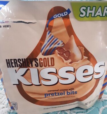 Caramel Creme Candy With Pretzel Bits, Caramel Creme With Pretzel Bits