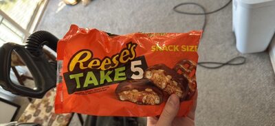 Pretzels, Caramel, Peanut Butter, Peanuts, And Chocolate Take 5 Bar, Pretzels, Caramel, Peanut Butter, Peanuts, And Chocolate