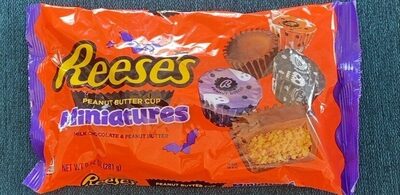 Milk Chocolate & Peanut Butter Cup Miniatures, Milk Chocolate & Peanut Butter