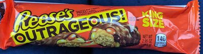 Milk Chocolate, Peanut Butter, Caramel & Pieces Candy Outrageous!, Milk Chocolate, Peanut Butter, Caramel
