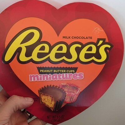 Milk Chocolate Peanut Butter Cups Miniatures, Milk Chocolate, Peanut Butter