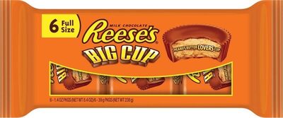 Milk Chocolate & Peanut Butter Big Cups, Milk Chocolate & Peanut Butter