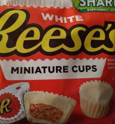 White Creme & Peanut Butter Miniature Cups, White Creme & Peanut Butter