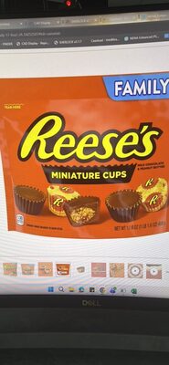 Milk Chocolate & Peanut Butter Miniature Cups, Milk Chocolate & Peanut Butter