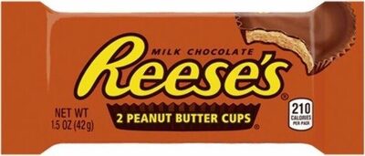 Reeses Milk Chocolate Peanut Butter Cup Standard Bar Box