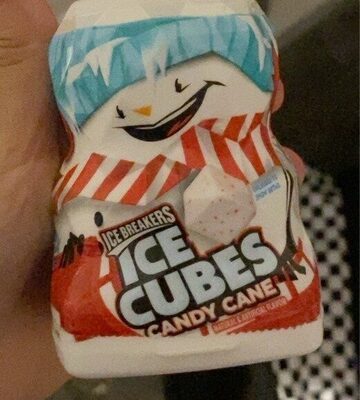 Ice Cubes Candy Cane Sugar Free Gum