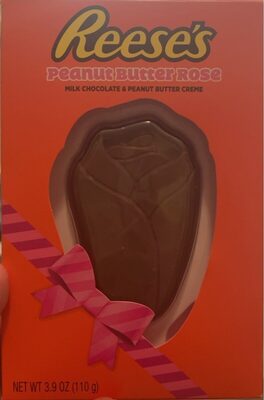 Milk Chocolate & Peanut Butter Creme Rose, Milk Chocolate & Peanut Butter Creme