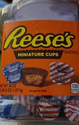Milk Chocolate & Peanut Butter Miniature Cups, Milk Chocolate & Peanut Butter