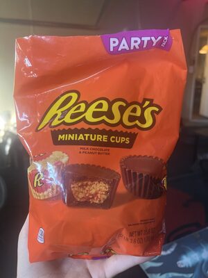 Milk Chocolate & Peanut Butter Miniature Cups, Milk Chocolate & Peanut Butter
