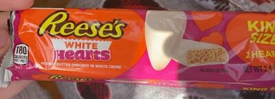 Peanut Butter Enrobed In White Creme Hearts,, Peanut Butter Enrobed In White Creme