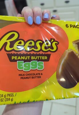 Milk Chocolate & Peanut Butter Eggs, Milk Chocolate & Peanut Butter