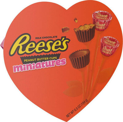 Milk Chocolate & Peanut Butter Cups Miniatures, Milk Chocolate & Peanut Butter