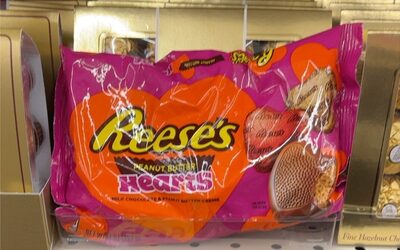 Milk Chocolate & Peanut Butter Creme Hearts, Milk Chocolate & Peanut Butter Creme