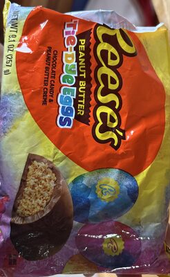 Milk Chocolate & Peanut Butter Creme Tie-Dye Eggs, Milk Chocolate & Peanut Butter Creme