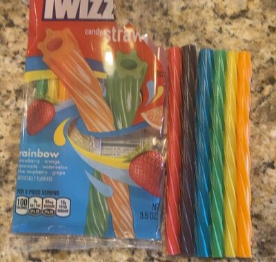 Twizzlers, Low Fat Twists Snack, Rainbow, Rainbow