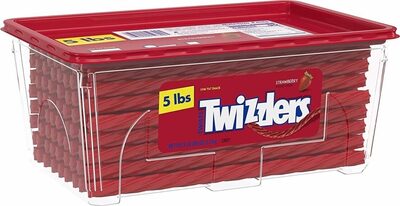 Strawberry Low Fat Snack Twists Candy, Strawberry
