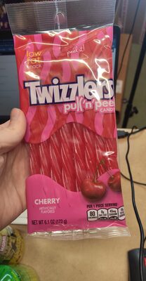 Cherry Low Fat Snack Pull 'N' Peel Candy, Cherry