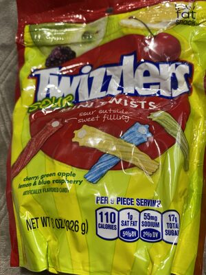 Sour Mini Twists, Cherry, Green Apple Lemon & Blue Raspberry
