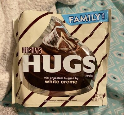 Milk Chocolate Hugged By White Creme Candies, Milk Chocolate, White Creme