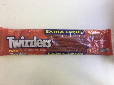 Strawberry Low Fat Snack Twists Candy, Strawberry
