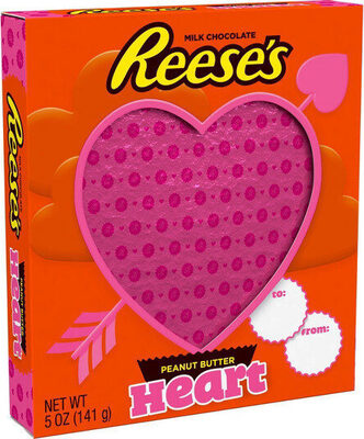 Milk Chocolate & Peanut Butter Heart, Milk Chocolate & Peanut Butter
