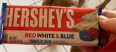 Cookies 'N' Creme Red White & Blue Bar, Cookies 'N' Creme