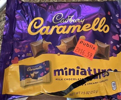 Milk Chocolate & Creamy Caramel Caramello Miniatures, Milk Chocolate & Creamy Caramel