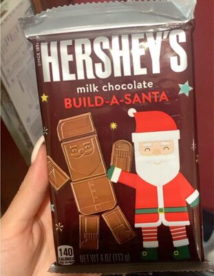 Milk Chocolate Build-A-Santa Bar, Milk Chocolate