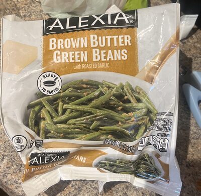 Alexia Brown Butter Green Beans, Frozen Vegetables, 11 oz.