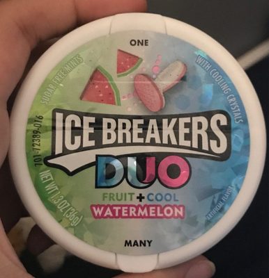 Watermelon Duo Sugar Free Mints, Watermelon