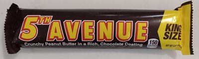 Crunchy Peanut Butter In A Rich, Chocolate Coating King Size Candy Bar, Crunchy Peanut Butter