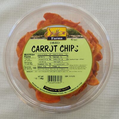 Dried Carrot Chips