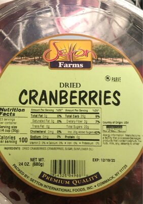 Dried Cranberries