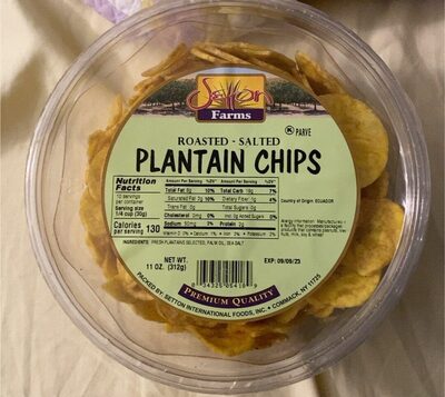 Roasted Salted Plantain Chips