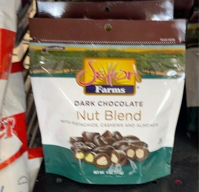 Nut Blend Dark Chocolate With Pistachios, Cashews And Almonds, Nut Blend