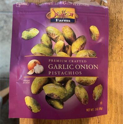 Premium Crafted Garlic Onion Pistachios, Garlic; Onion