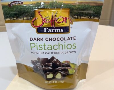 Dark Chocolate Pistachios, Dark Chocolate