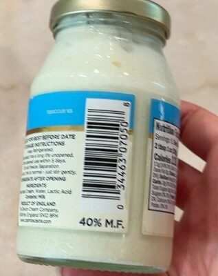Acidified English Crme Frache